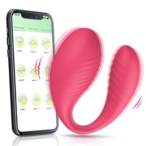 Vibratoren Bluetooth-Dildo-Vibrator für Frauen, Höschen, G-Punkt, Vagina, Analstimulation, App-Steuerung, weibliches Sexspielzeug