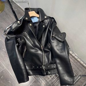 Erkekler kürk sahte kürk lüks tasarımcı deri ceket kadın ceket kısa ceket moda motosiklet sürümü sonbahar ve kışlık sıcak deri ceket yüksek kalite S-l l230913