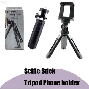 Selfie monopods antishake selfie stick flexibletripod telefonhållare justerbar stativ universal konsol 360 graders rotation för smartphones stabila takl20309013