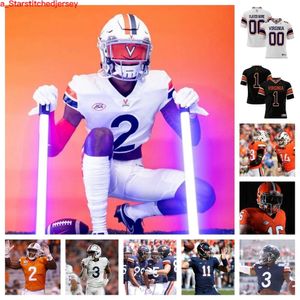 2023 Virginia Football Jersey 96 Bryce Carter 0 Cody Brown 8 Malcolm Greene 83 Dakota Twitty 49 Josh Mccarron 93 Jonathan