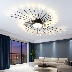 LED Living Room Ceiling Lights Creative Nordic Led Fireworks Lights Atmosphere Bedroom Dining Room Lamp