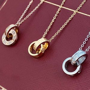 13 Style Love Nacelake Designer Womans Jewelry Gold Sier Rose Plated Carter Famous Jewellery Classic Wedding Stainless Steel Cjeweler Necklaces Woman