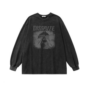 Erkek Tişörtleri Japonya Anime Retro İnce Sweatshirts Kadın Erkek Hoodies Unisex Büyük Boy Tişörtleri Y2K Grunge Giysileri Harajuku Goth Street Giyim Üstleri 230912