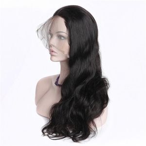 hcdiva 360フルレース黒人女性のためのフロントフロントヒューマンヘアウィッグプリック