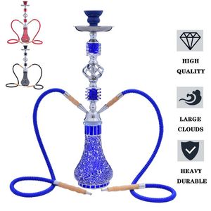 Other Home Garden Glass Shisha Set Hookah Pot Conventional Hookah with Hose Glass Base Flask Shisha Nargile Cachimbas Accessories Water Pipe 230912