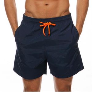 Badkläder män maillot de bain simning shorts fast färg korta strandkläder för manliga snabba torra badstammar plus storlek m-4xl233n