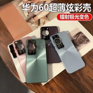 Mobiltelefonfodral som är lämpliga för Huawei Mate60Pro Telefonfodral Integrerat Aurora Glasfodral P60 Full Lens Mate40 Protective Case HKD230913