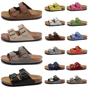 2023 neue Boston Clogs berühmte Designer Hausschuhe Sandalen Pantoletten Damen Herren Mode Sommer Outdoot Indoor Leder Flats Sliders Schnalle Plateau Pantoletten Flip Flops