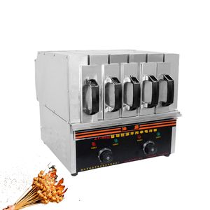 Ticari dumansız barbekü makinesi kızartma tavuk kanadı koyun eti kebap çevre koruması elektrikli barbekü ızgarası 220v