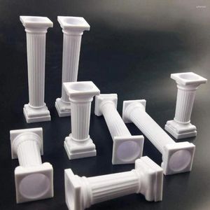 Cake Tools Happy Birthday Support Rod Multilayer Display Cakes Separator Decoration Roman Column Tiered Stands