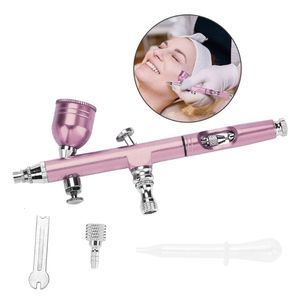 Püskürtme Tabancalar Otomatik Durdurma Fonksiyonu Çift Hareketli Airbrush Kablosuz Hava Fırça Araçları Kit Püskürtme Tabancaları Güç Dokun