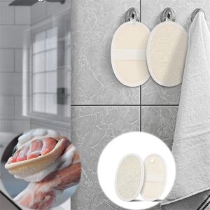 Exfoliating Sponge Pad Natural Towel Gourd Sponge Scrub Body Gloves For Men And Women Suitable For Bathing Spa