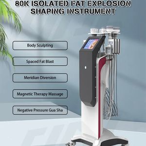 Newest Products 6 in 1 multifunctional 40k or 80k Vacuum Cavitation System lipo laser fat reduce promote collagen regeneration machine