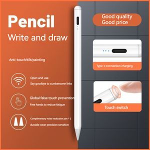 Stylus kalem cep telefonu tablet çizim yazma elma palmiye ret güç ekranı için grafiti kalemleri cep telefonu aksesuarları için ipad kalem pro air mini stylu