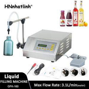 5-3500ml Digital Control Pump Drink Water Liquid Filling Machine Perfume Bottle Filling Machine Filler Machine GFK-160