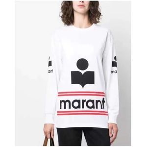 23 New Designer Sweatshirt Isabels Marants Fashion Hoodie Classic Hot Letter Casual Loose Fitting Medium Length Bottom Shirt Women Long Sleeved Sweater