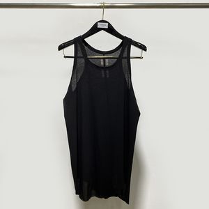 2023Fashion Brand t shirts Men Tops Designer Cotton DARK Loose Sleeveless Black Tank Top Men Tops