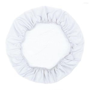 Coprisedie Decorazione Coprisedile Spandex Cappuccio Rimovibile Elasticizzato Sala da pranzo Banchetto di nozze 50 50 cm Cucina