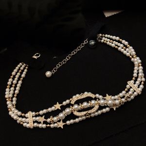 20 estilo feminino pingente colares letra c logotipo luxo designer ccity jóias mulher pérola longa camisola corrente colar de ouro 879