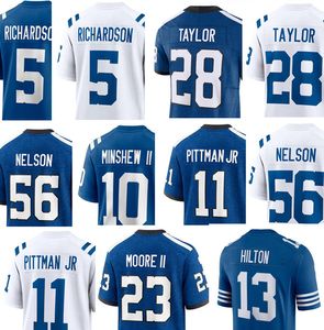 Peyton Manning Anthony Richardson Jonathan Taylor Michael Pittman Jr. Kenny Moore II Quenton Nelson Shaquille Leonard Josh Downs Gardner Minshew II Football Jersey