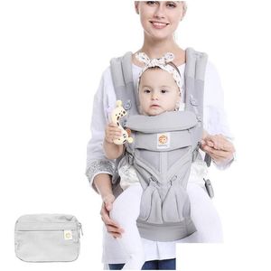 Carriers Slings Backpacks Omni Baby Carrier Cotton Breathable Ergonomic Holder Shoder Waist Belt Sling Suspenders 360 Drop Delivery Ki Dhw5B