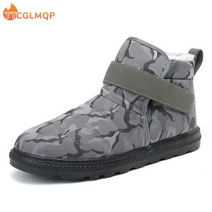 Dress Shoes Winter Booties Men Snow BareFoot Casual Outdoor Work Ladies Warm Fur Ankle Male Boots Big Size 230912