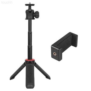 Selfie-Einbeinstative Stative Stativständer Vlogging Universell leicht mit Telefonklemme 360 Grad drehbar höhenverstellbar Selfie-Stick Pografie L230913