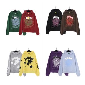 24Newmens hoodies genç haydut 1 yüksek kaliteli tasarımcılar hip hop p*nk web puf baskısı 5555555 hoodie erkek kadınlar melek sweatshirtler ağır kumaş kazak yeni