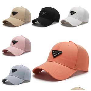 6 renk en kaliteli top kapaklar moda sokak kapağı şapka tasarım mektubu erkek kadın için beyzbol ayarlanabilir spor şapkalar 4 seaso del damla teslimat