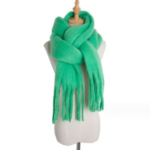 Winterschal, klassisch, 6 Farben, einfarbig, Designer-warmer Schal, Damen-Winter, großer Schal mit einem Körper