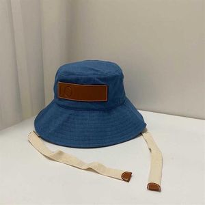 LOO Hats Caps Cloches Designer-Luxus-Fischerhut mit rundem Sonnenschutz, Modetrend-Stil, Schnür-Fischerhut, englischer Hut mit großer Krempe, 220 V