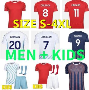 3XL 4XL Nottingham 23 24 Lingard Camisas de futebol GRABBAN Johnson Surridge 2023 2024 Homens Kit Kit Floresta Awoniyi KROVINOVIC Zinckernagel GIBBS-WHITE Camisas de futebol