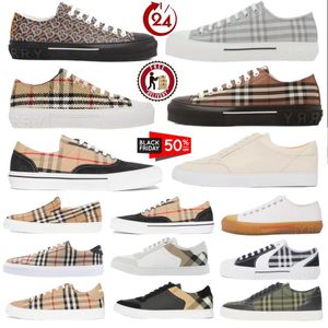Berry Cotton Beries Low Luxury Brand Shoes Casual Shoes Board B22 Äkta läder Top Vintage Classic Vintage Checked Fashion Trainer Trainers For Me B6QW