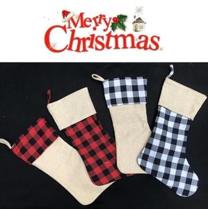 Sublimation Christmas Stocking Blank Halloween Decoration Candy Socks Santa Stocking Gift Bag Heat Transfer Printing Festival Ornaments Tree Pendant i0913