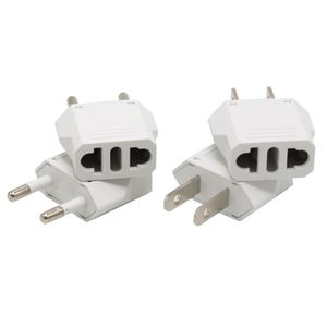 US Plug Travel AU EUE European to USA Outlet Plugs Universal AC Europe/Asia to USA/Canada Power Socket International