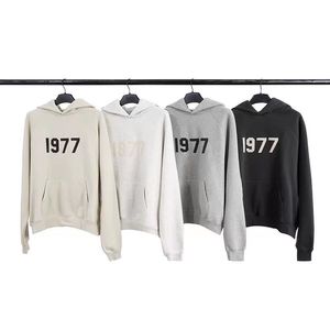 1977 Mens hoodies sweatshirts pullover oversized long sleeve hooded Pring Letter S-XL