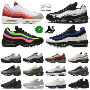 Big Size 12 Neon 95 Running Shoes For Mens Women 95S Sports Prep School Sketch Anatomy Aegean Storm Pink Beam Sequoia OG Designer Sneakers Outdoor 36-46