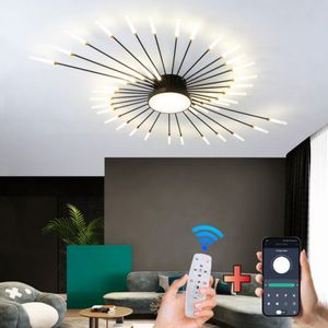 Hot Sale fyrverkerier LED -ljuskrona för vardagsrummet sovrum hem ljuskrona modernt led tak ljuskrona lampbelysning ljuskrona