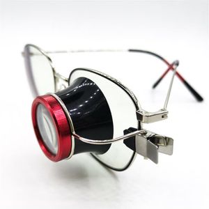 クリップオン眼鏡拡大器ループ拡大レンズウォッチメーカージュエラーズツール近視のメガネツールの修理キット234o