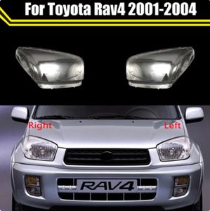 Araba Kafası Işık Gölge Kabuk Kapakları Ön Far Lambası Toyota için Labhade Far Rav4 2001-2004 Lens Kahgesi