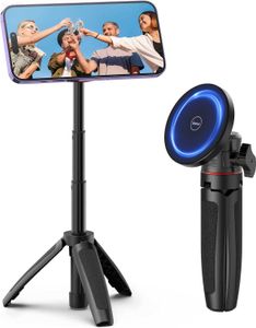 Selfie Monopods ULANZI Tripé magnético para telefone celular compatível com MagSafe Mini Extendable Selfie Stick 360 Ball Head Tripé Stand Handle Grip para iPhoneL20309013