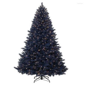 Juldekorationer 2.1m Artificial Tree Ornaments PVC Material LED med järnfäste för heminredning Mall Party år 2023