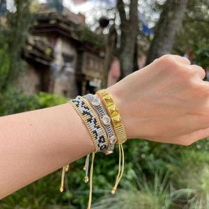 Charme pulseiras yastyt luxo strass jóias para mulheres artesanal grânulo tecido leopardo padrão pulseira ouro prata cor jóias