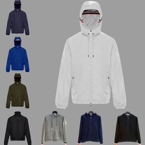 Men's Jackets Designer Monclair Jacket Men Luxury Brand Hooded Hoodies Windbreaker Lightweight Slim Jumpers Styles Wholesale Prices