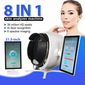 Language and Logo Customized Portable Skin Analysis Machine 3D Magic Mirror Digital Skin Analyzer AISIA Facial Scanner with Touch Screen