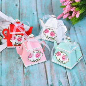 Lovely Teapot Candy Box Retro Candy Boxes For Wedding Party Favors And Gifts ZZ