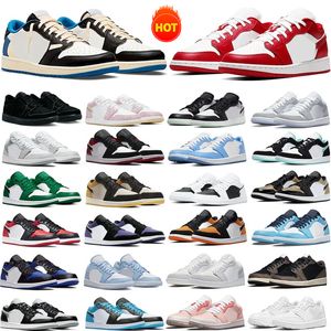 Designer shoes 1 low basketball shoes 1s unc men pine green pairs university blue smoke grey starfish red obsidian women yellow banned bred chicago toe court purple