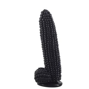 Massagem milho anal plug inserção ânus para homens masturbação legumes vibrador brinquedos sexuais para mulheres massagem g-ponto ventosa adulto jogo 267q