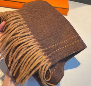冬の温かい長いソフトウールショールラップスカーフ刺繍ウールスカーフラッププレーンブラックショールユニセックス