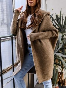 qnpqyx New Street Cardigan 니트 스웨터 여성 크로 셰 뜨개질 봄 가을 가을 겨울 스웨터 하트 버튼 주머니 니트 맥시 코트 긴 재킷 점퍼